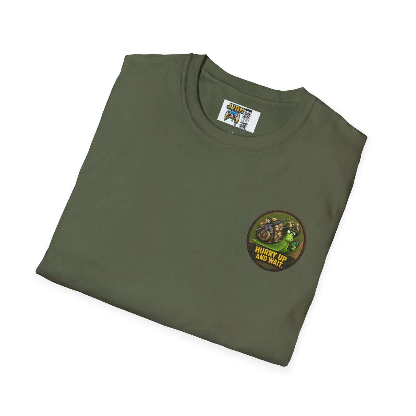 'Hurry Up and Wait' Patch [front only]