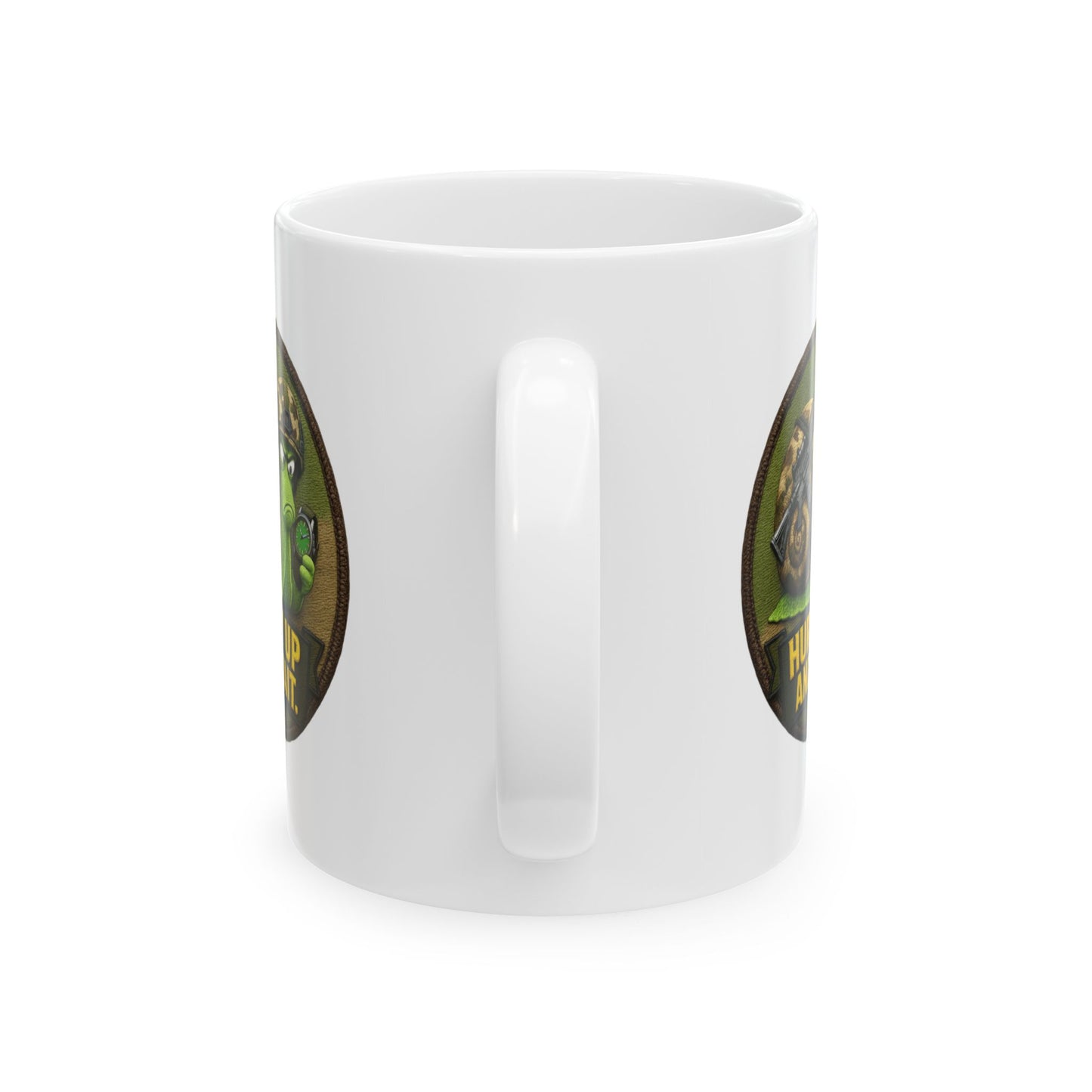 'Hurry Up and Wait' Ceramic Mug