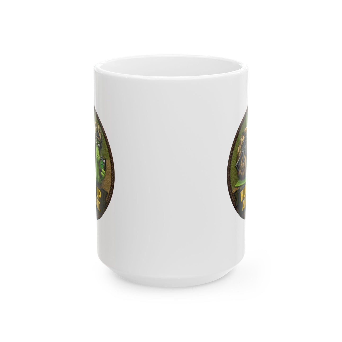 'Hurry Up and Wait' Ceramic Mug