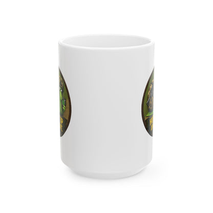 'Hurry Up and Wait' Ceramic Mug